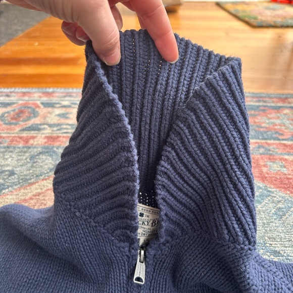 Men’s lucky brand steelhead ZipUp sweater cowl neck - Picture 5 of 5